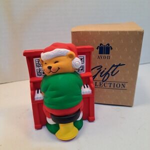 Avon Play It Again Mr. Keys Musical Decoration Bear Piano
